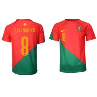 Dres Portugal Bruno Fernandes #8 Domaci SP 2022 Kratak Rukav